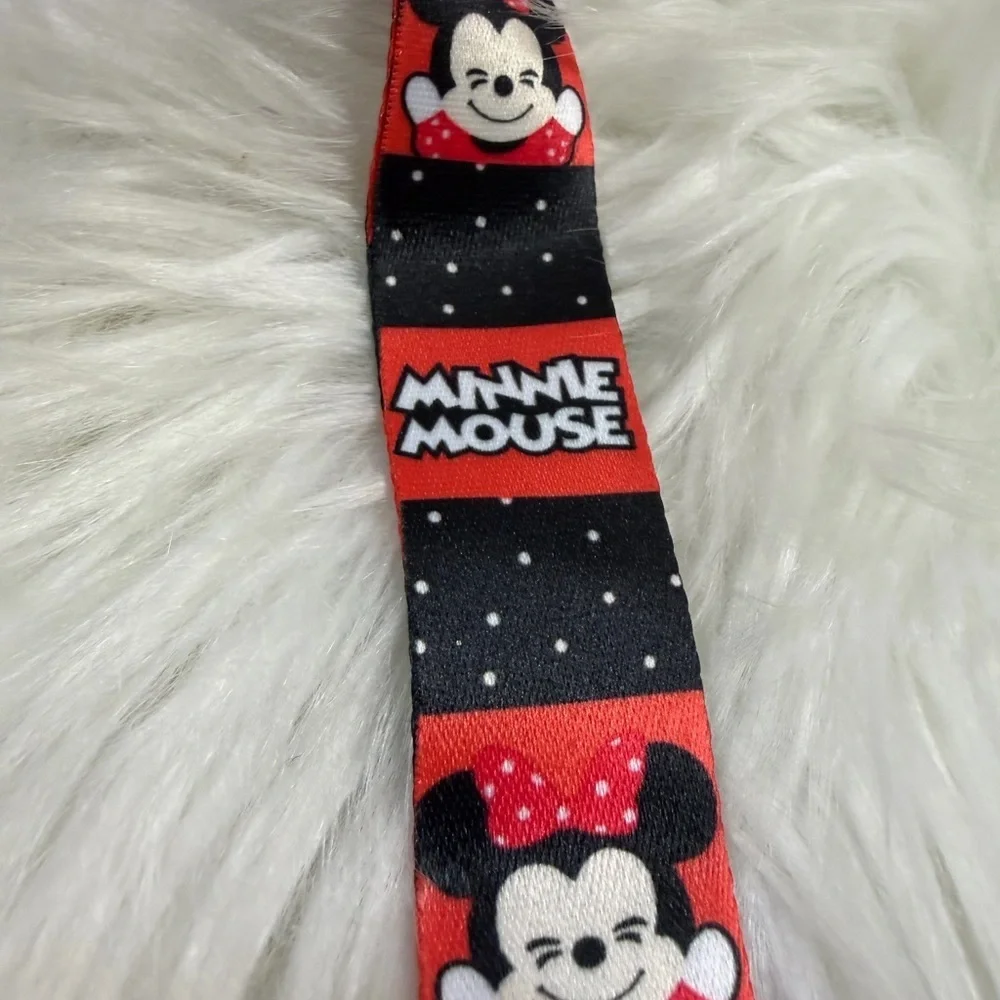 💙3/$20💙 Disney Mickey Mouse Red & Black Kids Lanyard